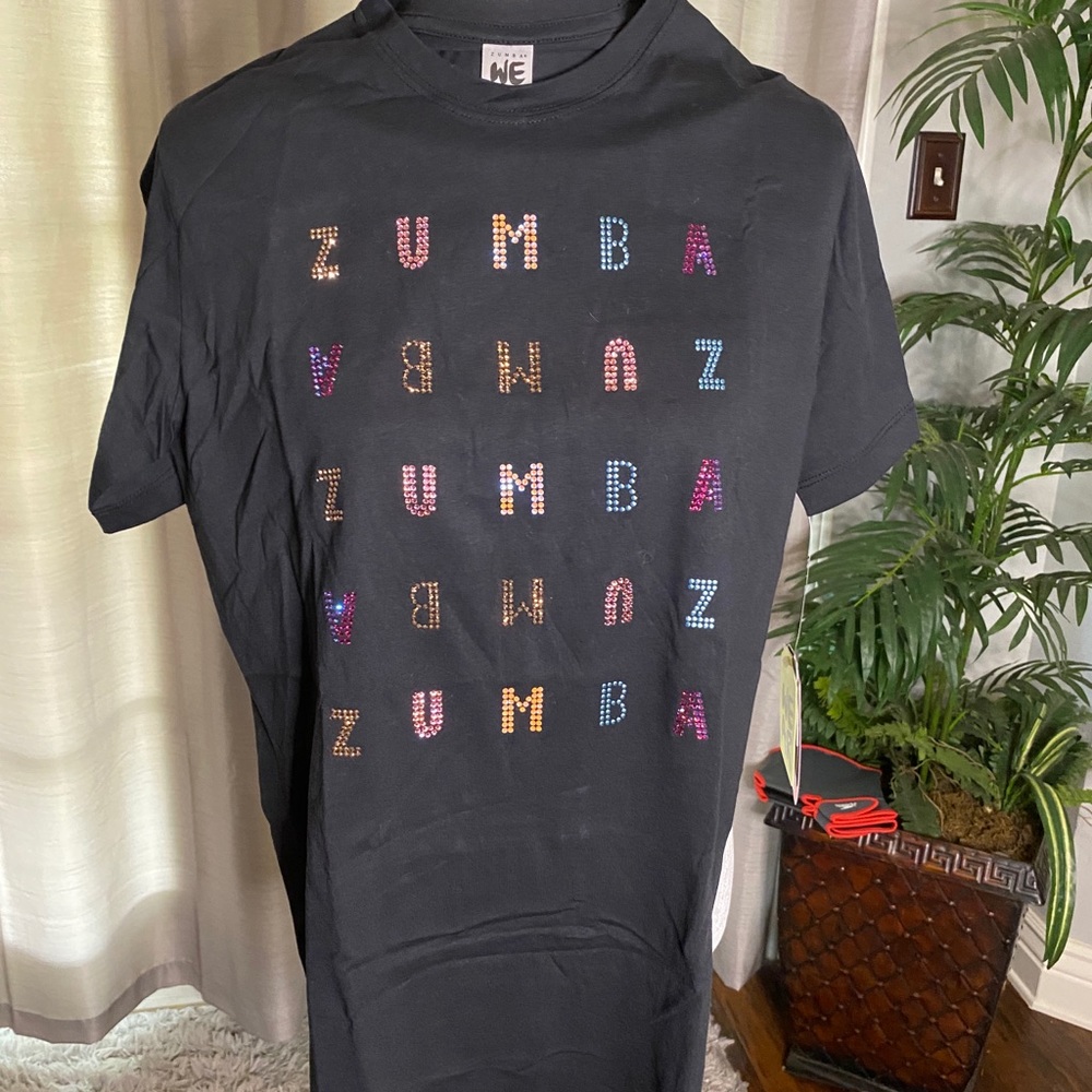 Zumba Swarovski top